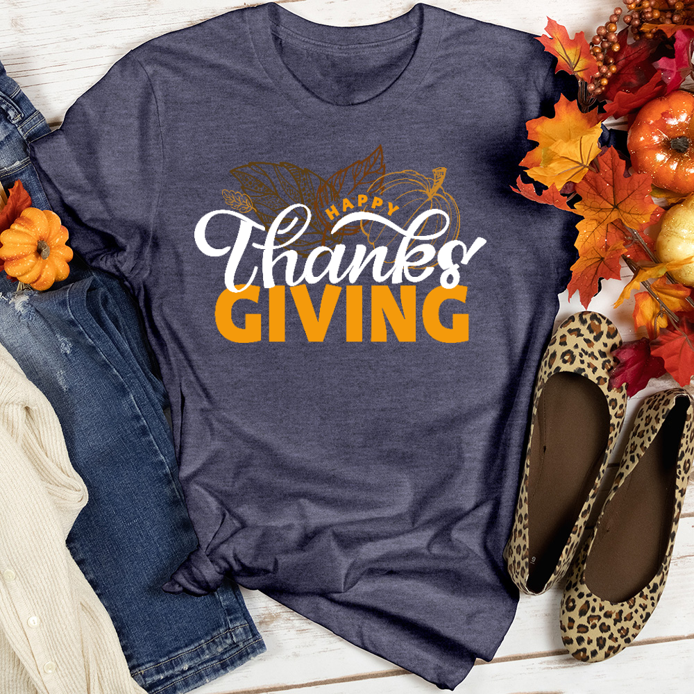 Thanksgiving Heathered Tee