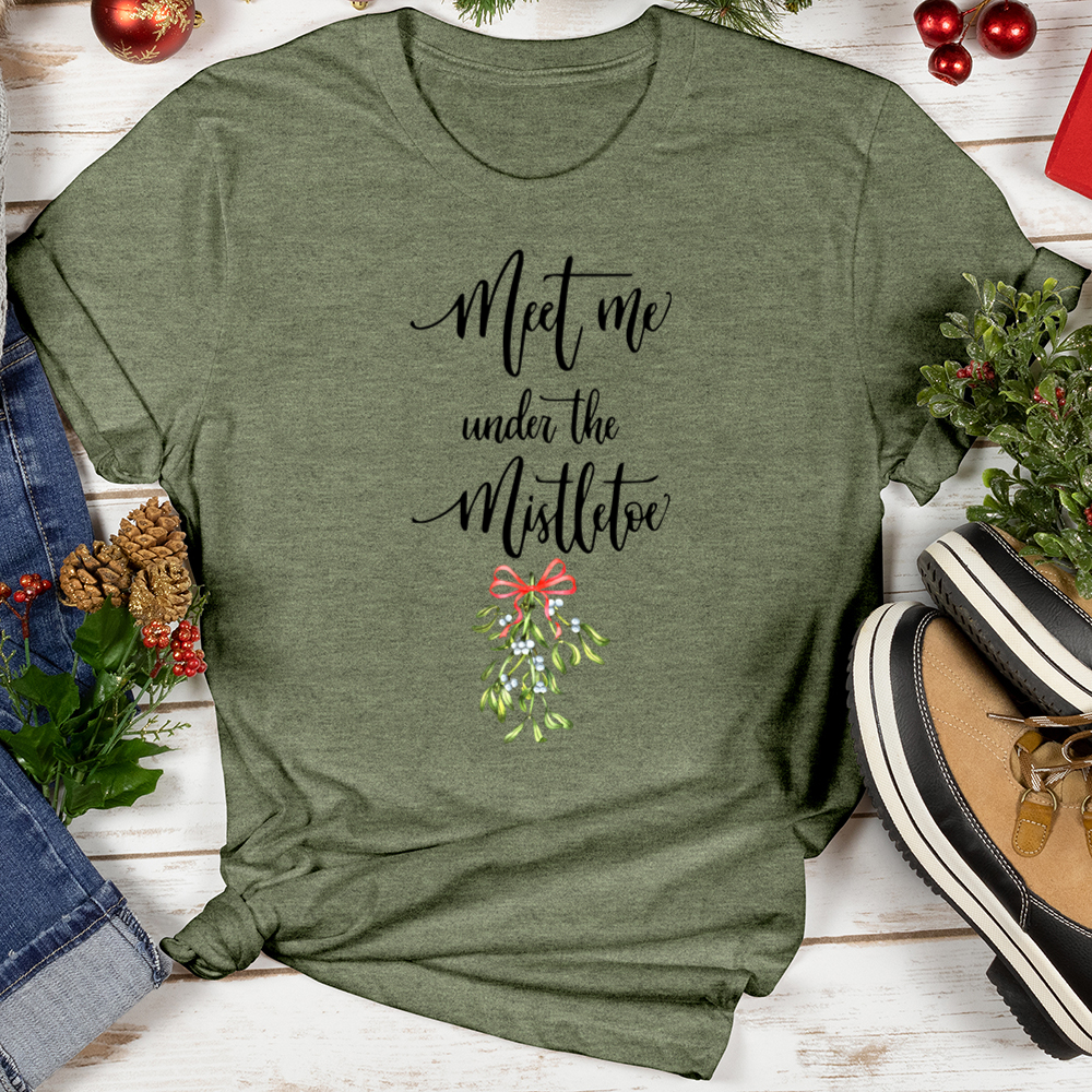 Meet Me Under the Mistletoe Softstyle Tee