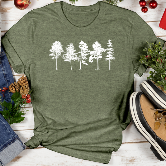 Evergreen Trees Softstyle Tee