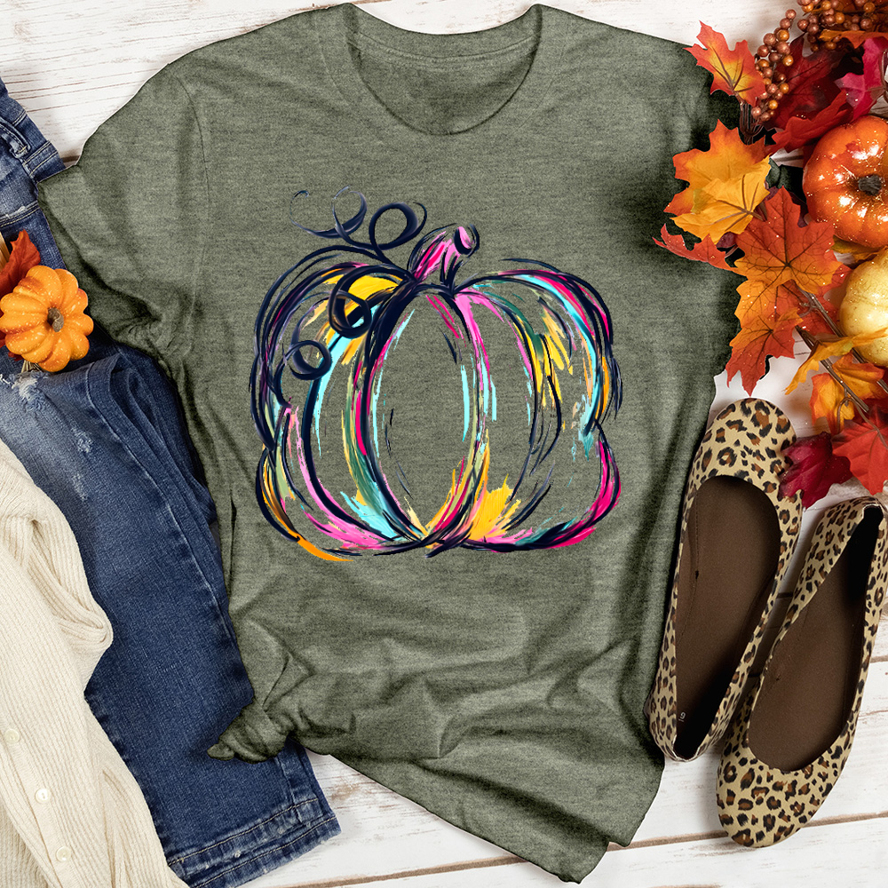 Artistic Pumpkin Tee