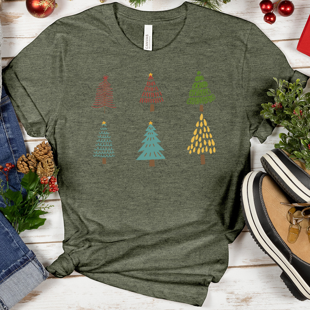 VIP Minimalistic Christmas Trees Tee