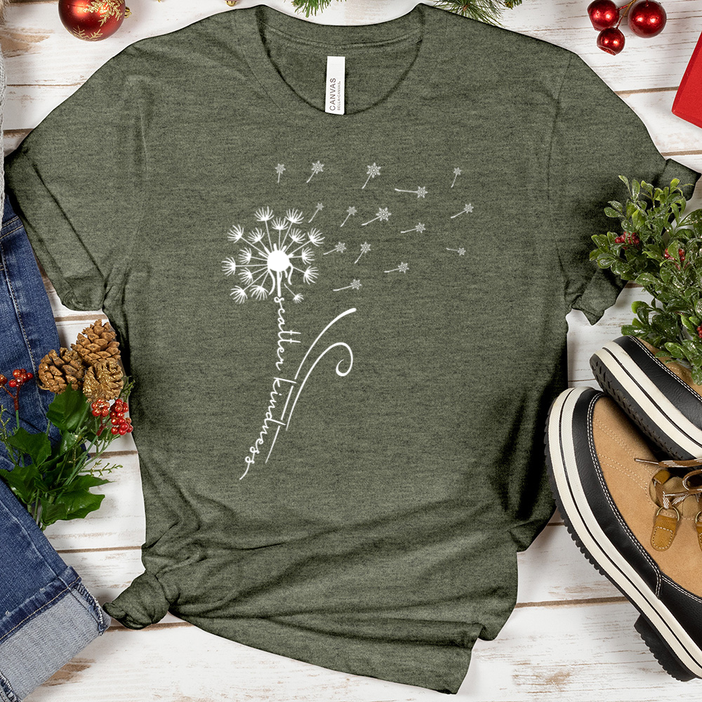 Kindness Dandelion Snowflakes Tee