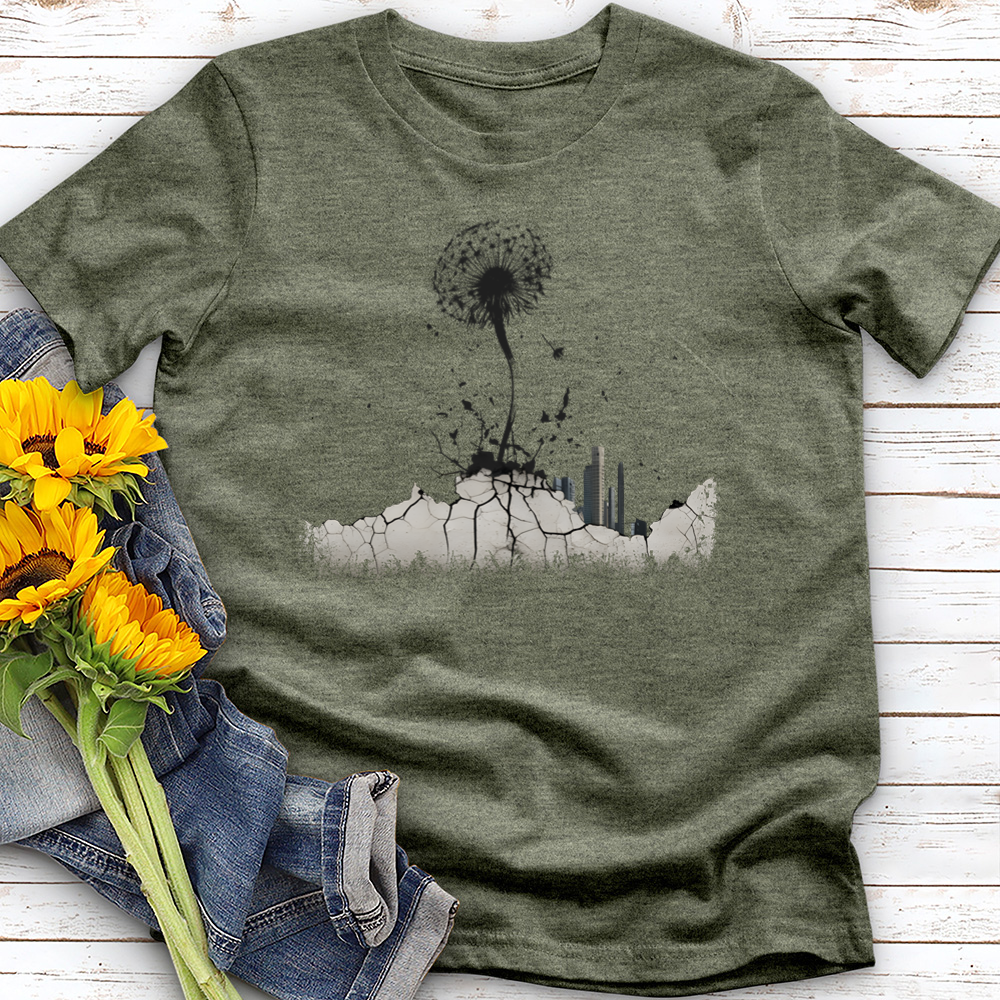 Concrete Dandelion Tee