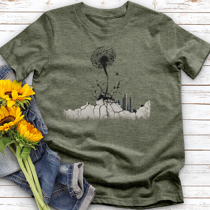 Concrete Dandelion Tee