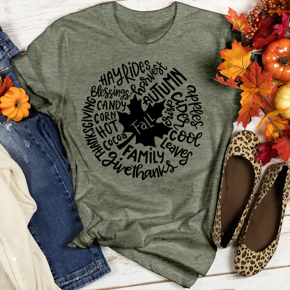 Fall Collage Tee