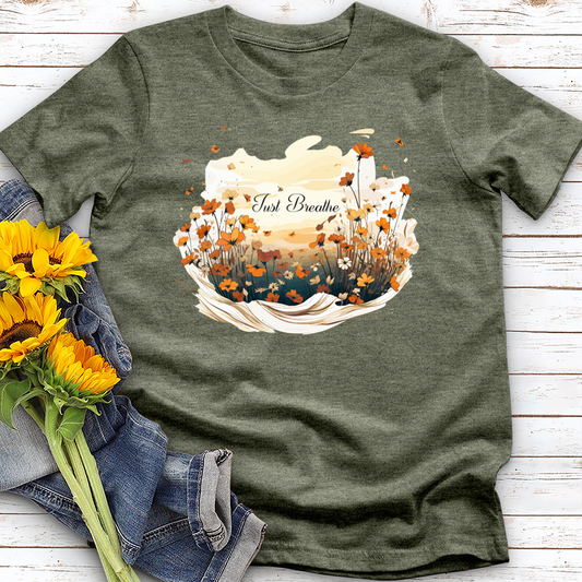 Just Breathe Field Tee