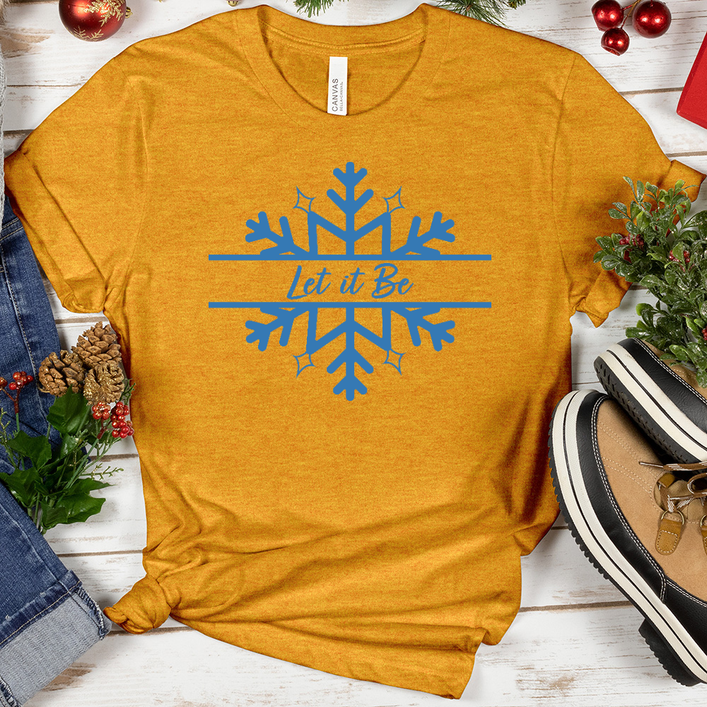 Snowflakes Let it Be Tee