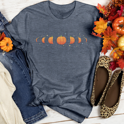 Pumpkin Phases Heathered Tee