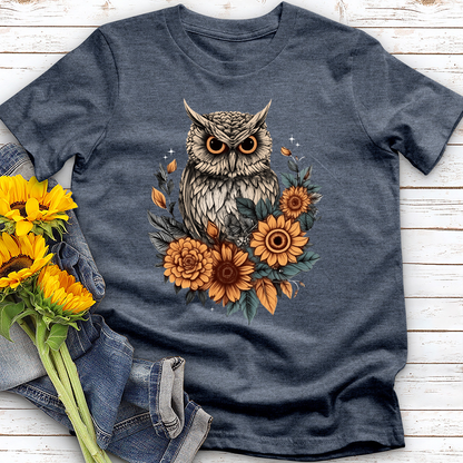 Floral Owl Tee