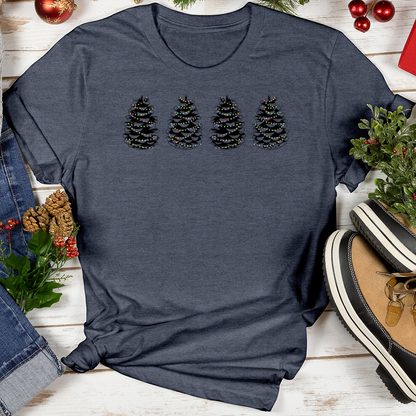 Christmas Lights Pinecones Softstyle Tee