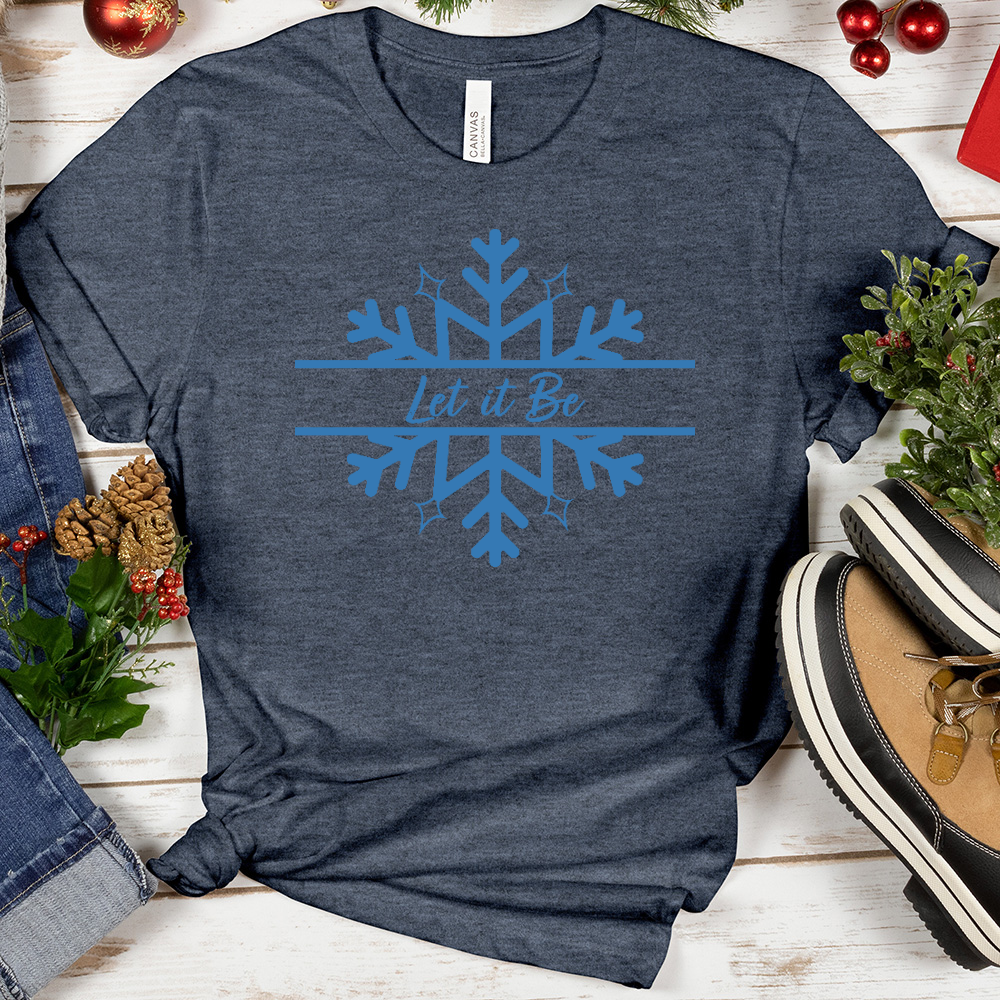 Snowflakes Let it Be Tee