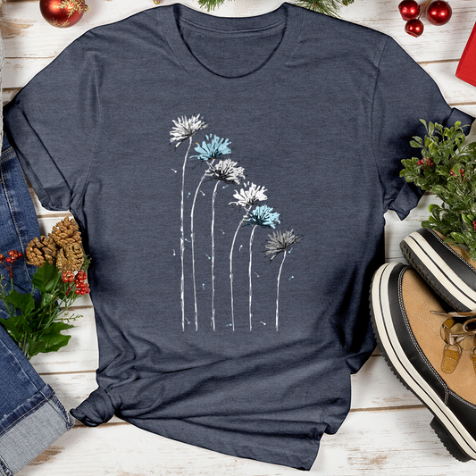 Frosty Dandelion Row Softstyle Tee