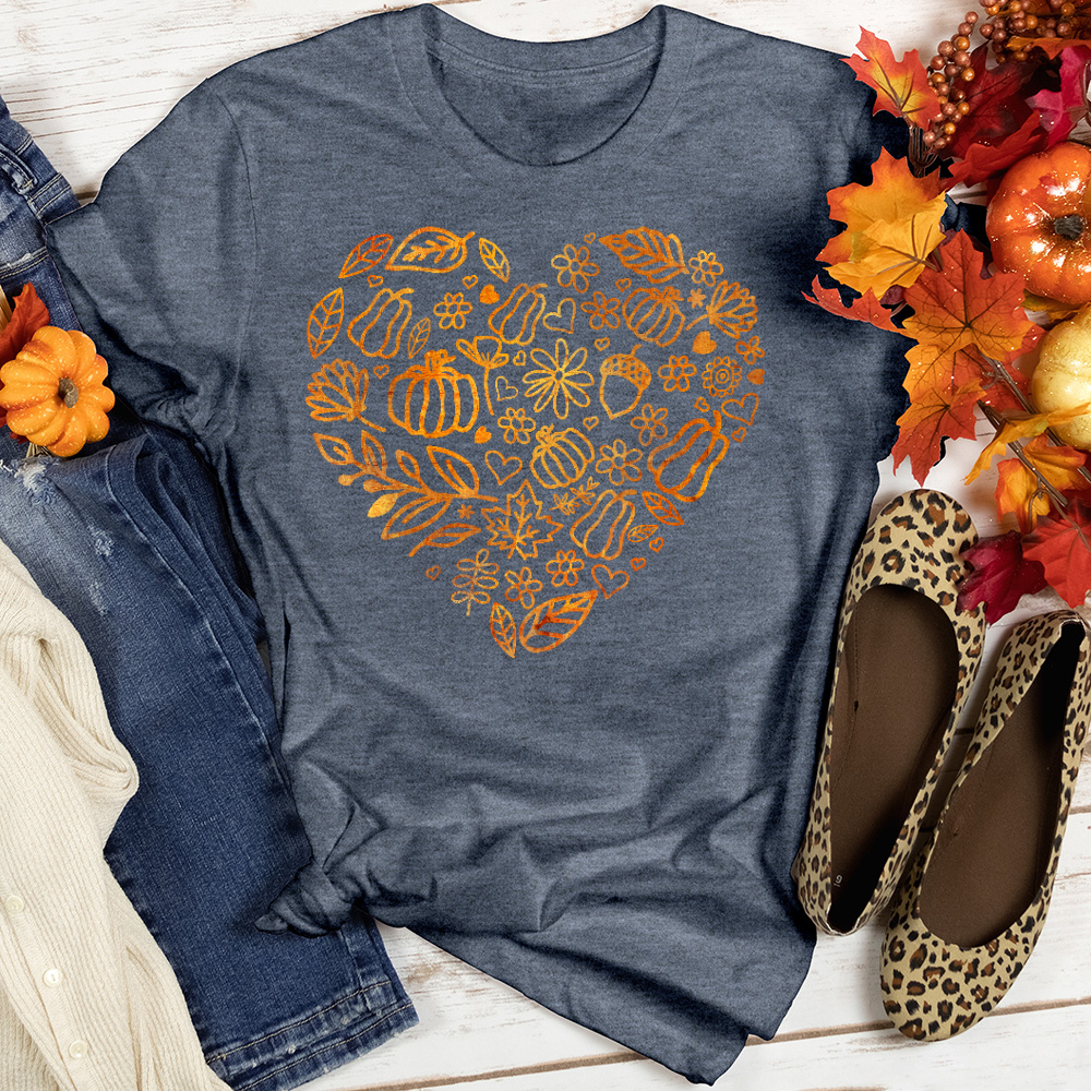 Pumpkin Heart Tee