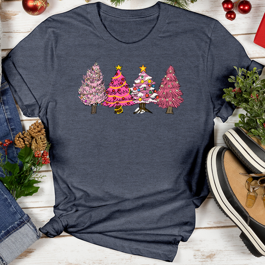Pink Xmas Trees Softstyle Tee