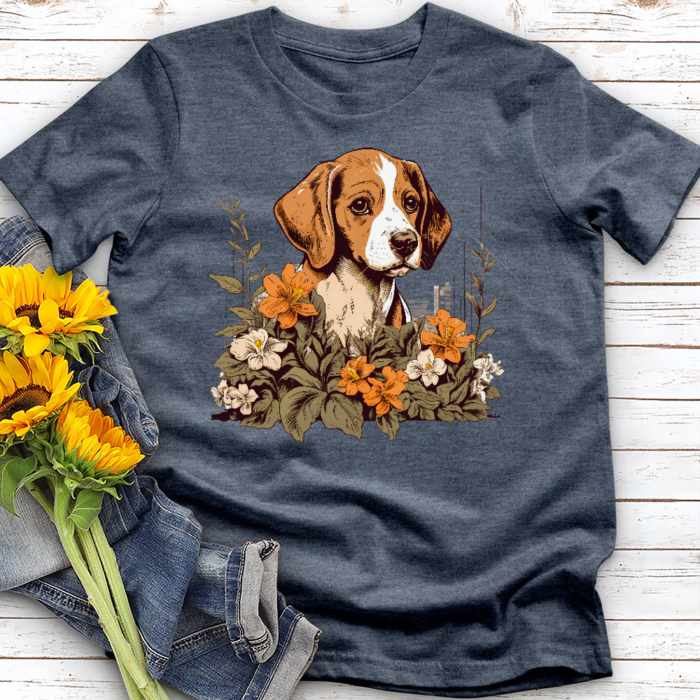 Curious Garden Dog Tee