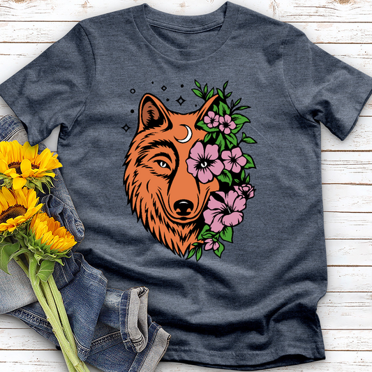 Floral Wolf Tee