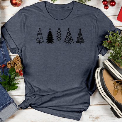 Festive Trees Softstyle Tee