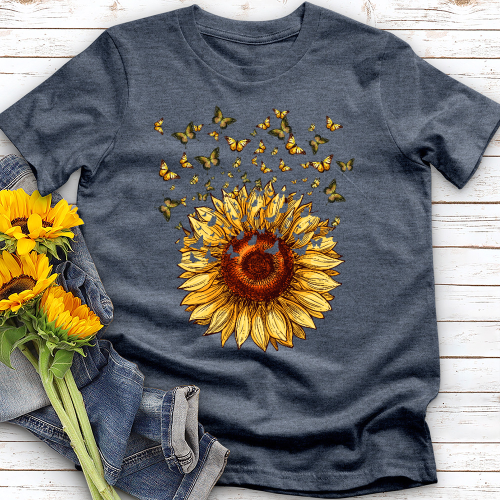 Butterfly Sunflower Tee