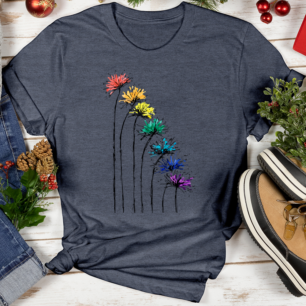 Rainbow Dandelion Softstyle Tee