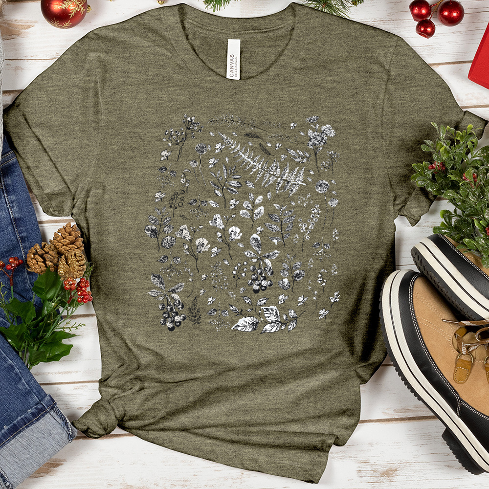 Frosty Botanical Garden Tee