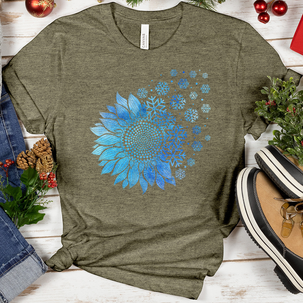 Sunflower Snow Flake Tee