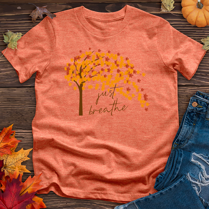 Just Breathe Fall Leaf Tee