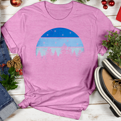 Snow Globe Forest Softstyle Tee