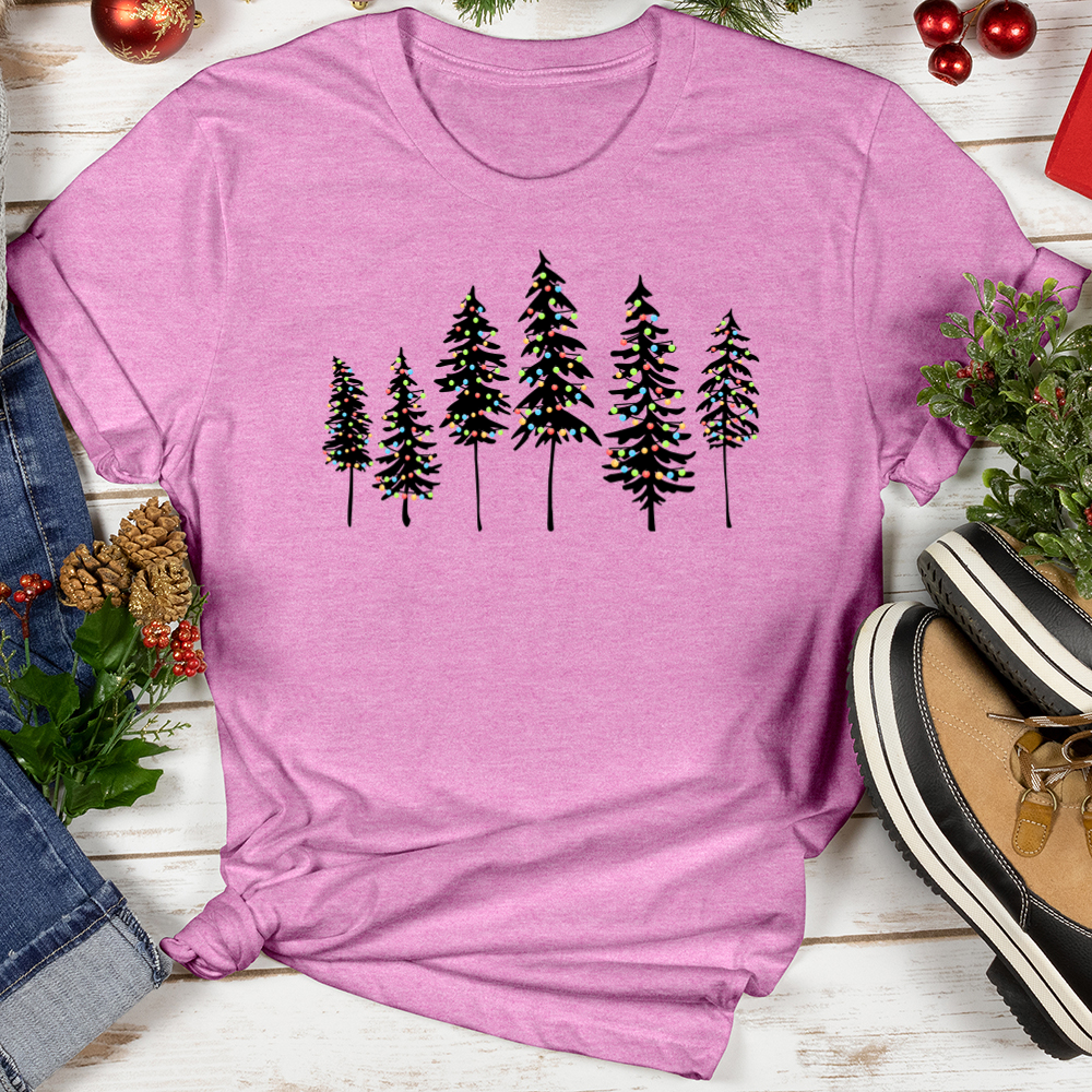 Xmas Pinetrees Softstyle Tee