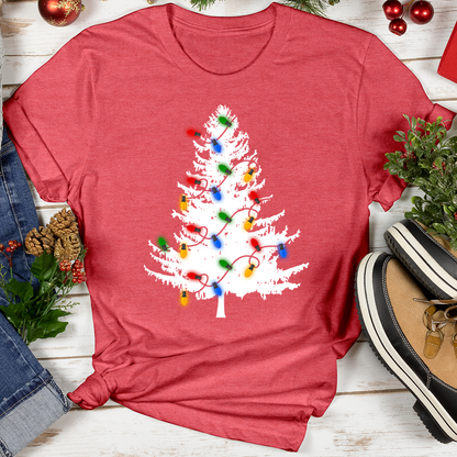 Evergreen Christmas Lights Softstyle Tee