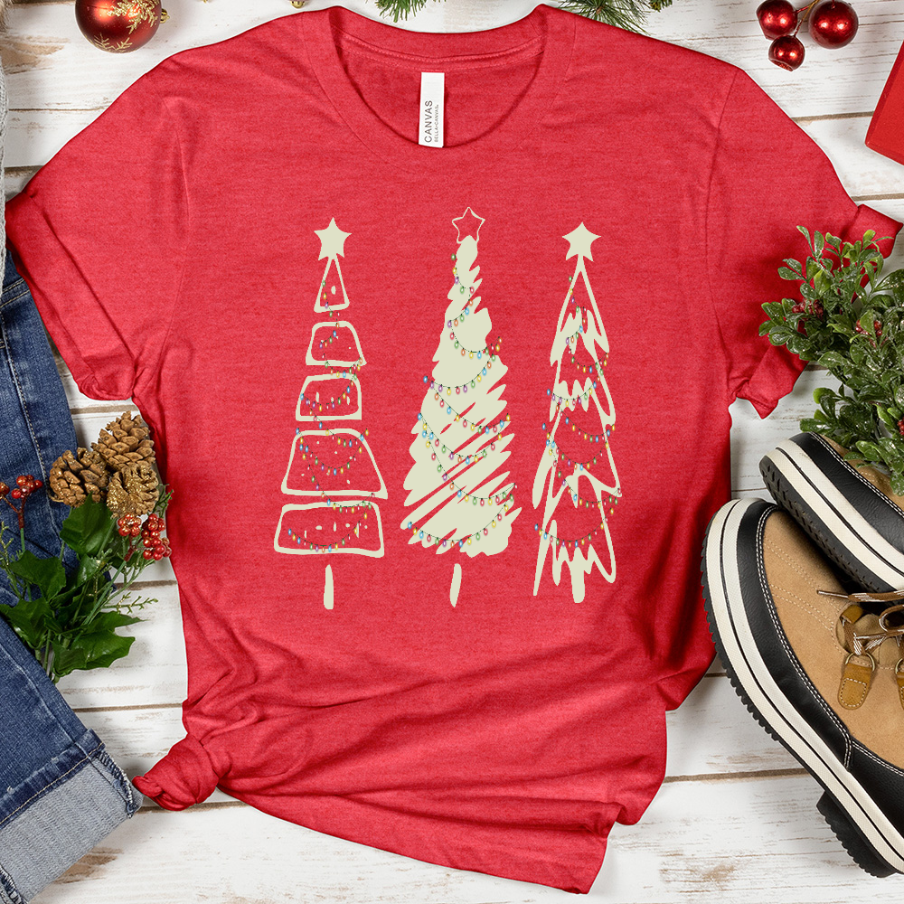 Christmas Trees Sketch Tee