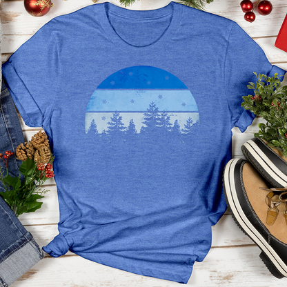 Snow Globe Forest Softstyle Tee