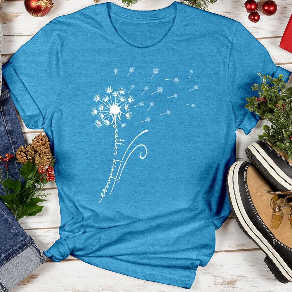 Kindness Dandelion Snowflakes Softstyle Tee