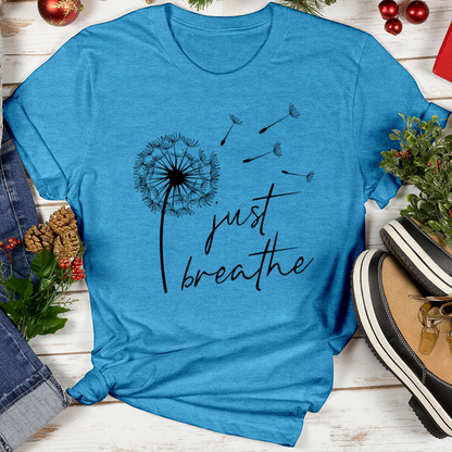 Just Breathe Christmas Softstyle Tee