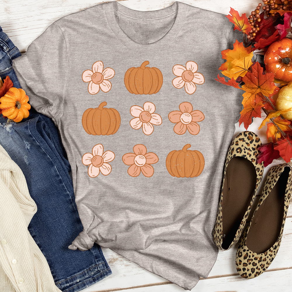 Pumpkin Flower Tee