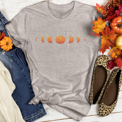 Pumpkin Phases Heathered Tee