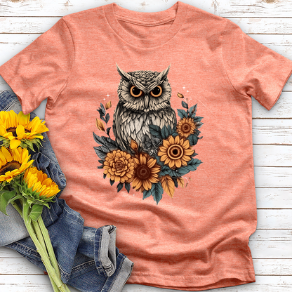 Floral Owl Tee