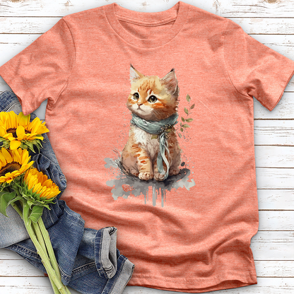 Watercolor Kitten Tee