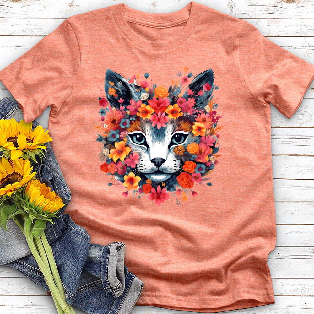 Floral Cat Tee