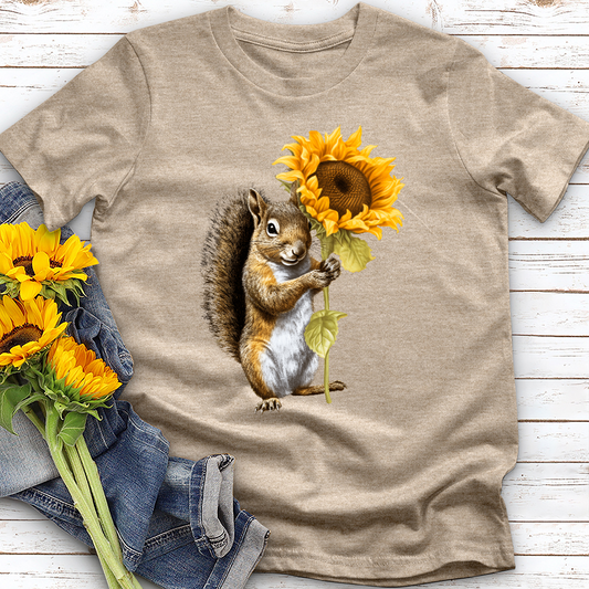 Sunflower Squirrel Tee