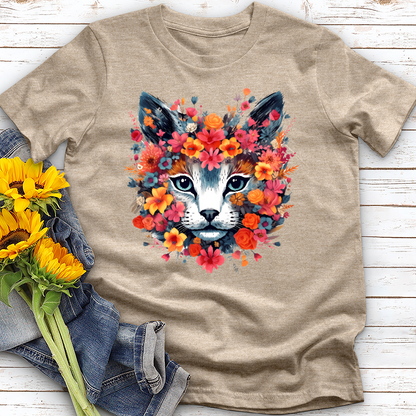 Floral Cat Tee