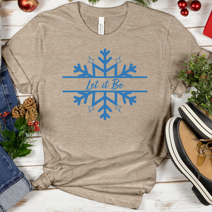 Snowflakes Let it Be Tee