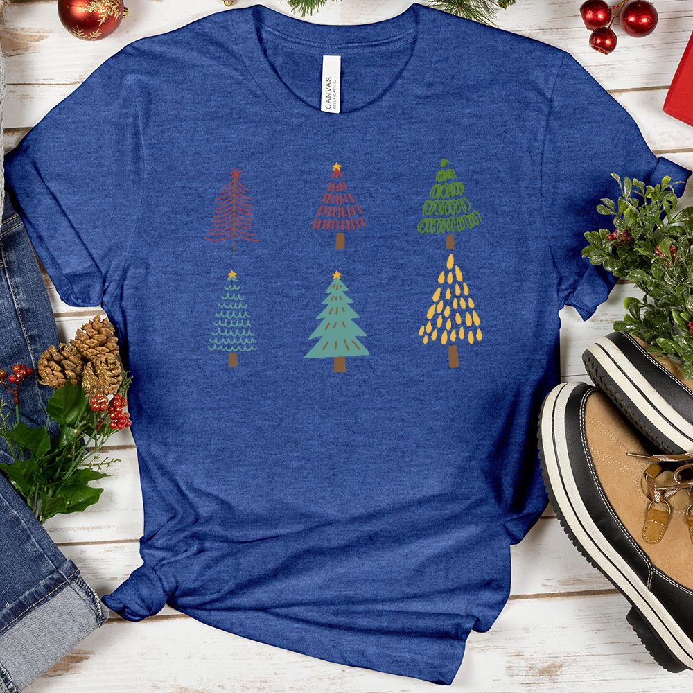 VIP Minimalistic Christmas Trees Tee