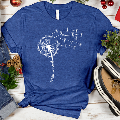 Dandelion Stem Make a Wish Tee