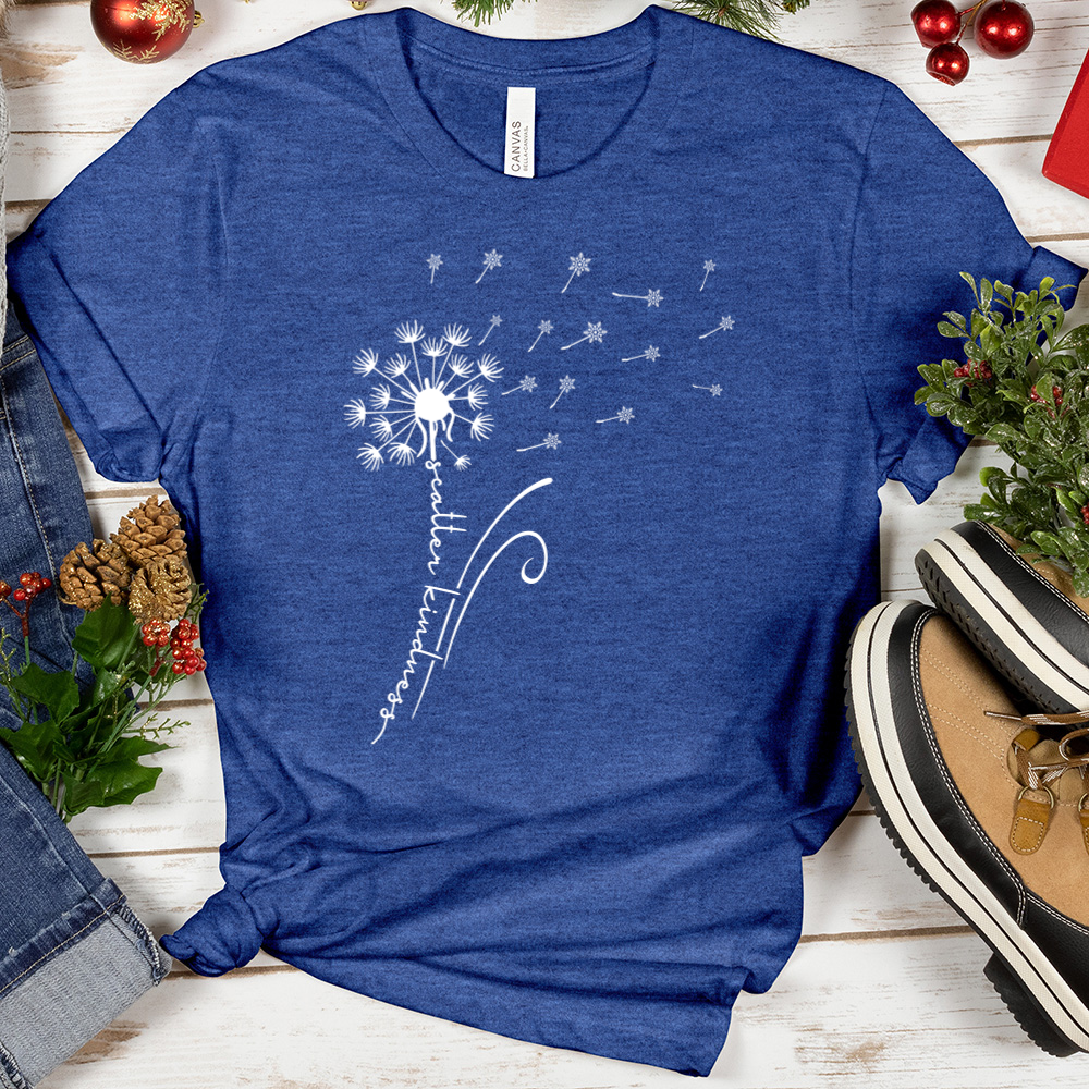 Kindness Dandelion Snowflakes Tee