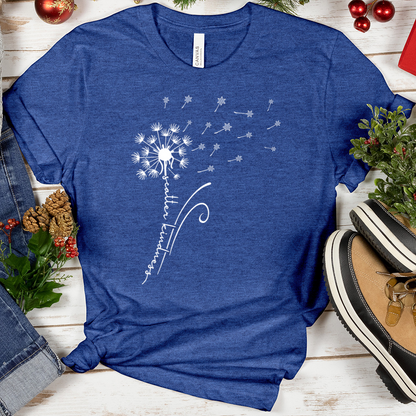 Kindness Dandelion Snowflakes Tee