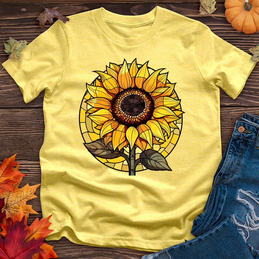 Stained Glass Sunflower Tee
