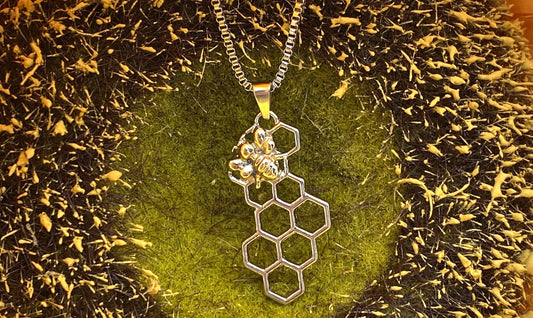 Honeycomb Hive Necklace