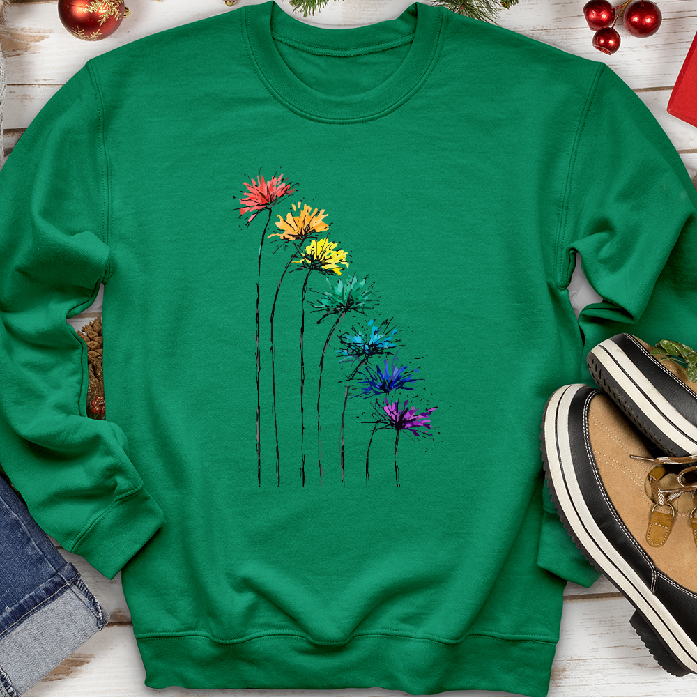 Rainbow Dandelion Sweater