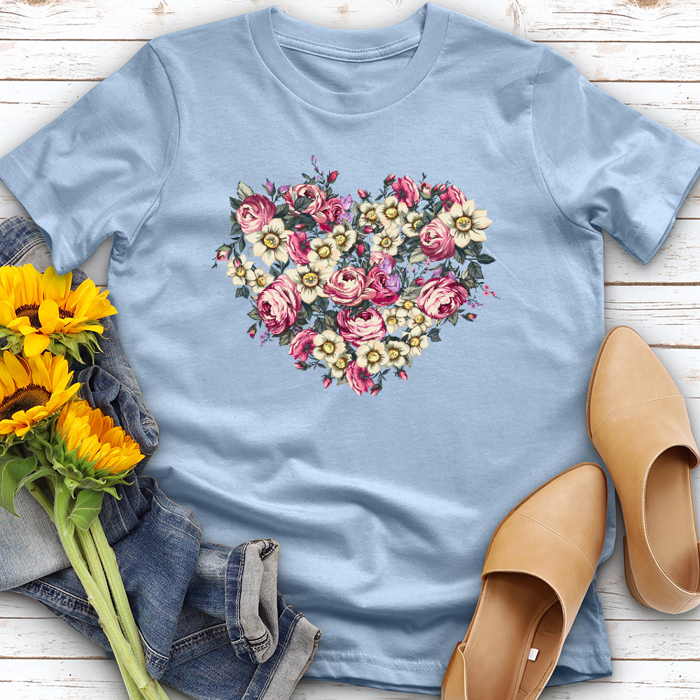 Floral Heart Tee