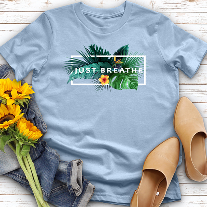 Just Breathe Tropical Tee